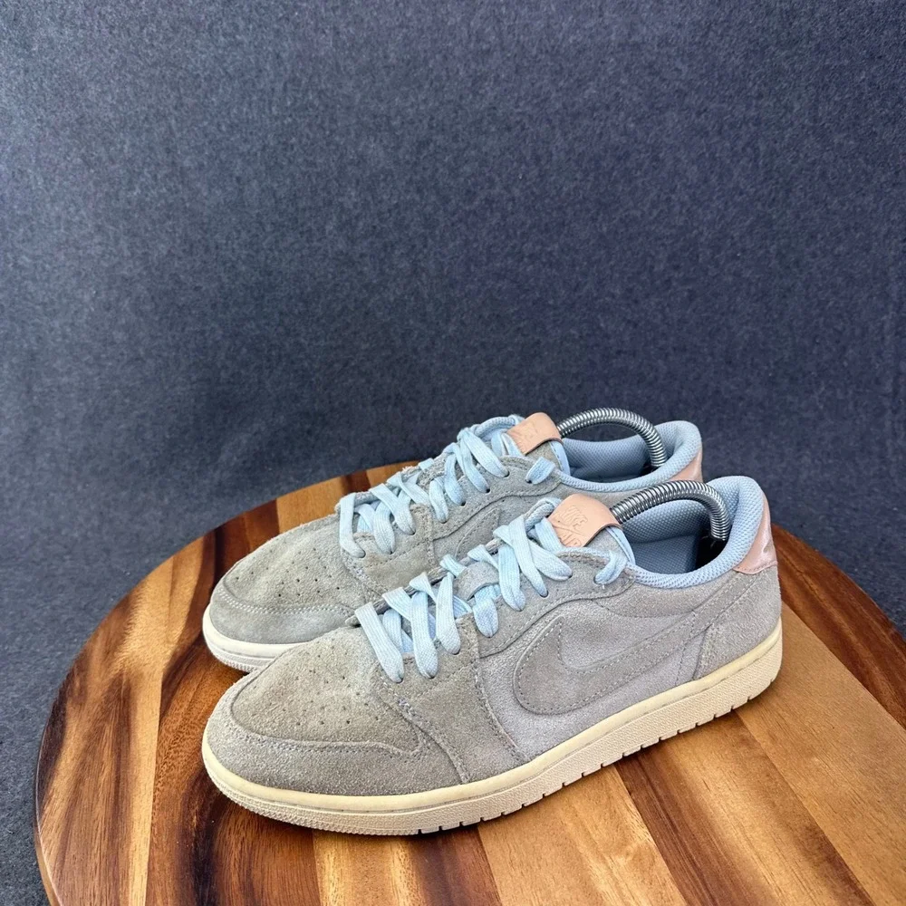 Nike Air Jordan 1 Retro Low OG Premium Ice Blue Tan 905136-402 Mens Size 9